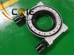 WH17 Heavy Load Dual Worm Slewing Drive Worm Gear Turn Table For Drilling Rig Timber Grab